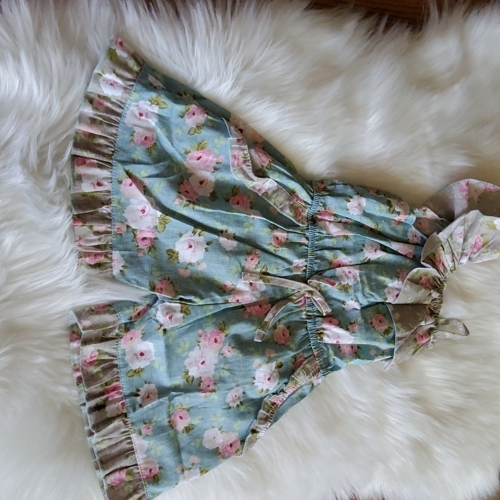 💛🧡🌏  Ruffles Child Outfit 3T  Green and Pink. New!